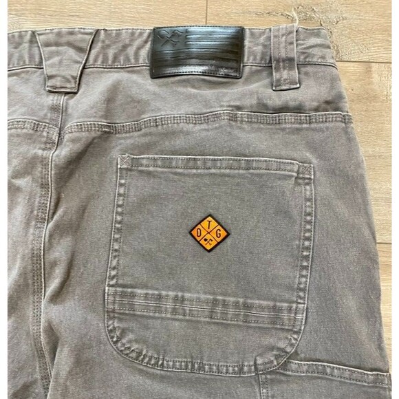 Off The Grid Trailblazer Cargo Pants Mens 38x33 Gray Tactical Stretch Utility - Picture 11 of 11